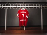 #7 Emil Jakobsens matchworn trøje i str. XL