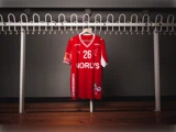 #26 Johan Hansens matchworn trøje i str. XL