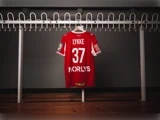 #37 Hjalte Lykkes matchworn trøje i str. L