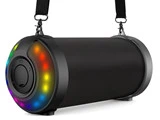 Bluetooth højttaler med indgang til USB og AUX samt indbygget lyseffekt