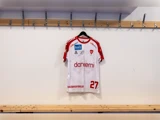 #27 Sebastian Bertelsens matchworn trøje i str. L