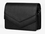 Treats, Athena, Crossbody, Sort, Læder, B:26 x H:16 x D:9,5 cm