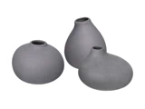 Blomus Nona Sæt af 3 Vaser, pewter (grå)