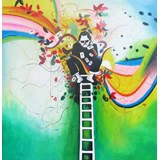 Streetart Joker maleri fra Online-galleriet Lasttouch.dk