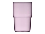 Lyngby Glas, Torino, Drikkeglas, Lyserød, Sæt af 2 stk. 40 cl. H:11,5 x Dia:7,7 cm