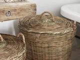 Meraki, Tradition, Kurvesæt, Natur, Bambus, H:58 x Dia:45cm & H:48 x Dia:40cm