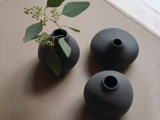 Blomus Nona Sæt af 3 Vaser, pewter (grå)