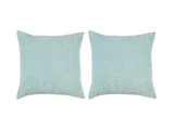 2 stk. Velour pudebetræk 100% bomuld 50X50 cm fra Pure Culture