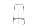 Auka flower stand Charcoal i metal fra Woud