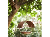 Lauvring, Nadin, Fuglefoderhus, Rust, Jern, L:15 x B:19 x H:54 cm