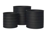 Lauvring, Zola, Krukker, Sort, Metal, Ø:25-35 x H:24-33 cm