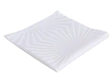 Compliments, Sun Damask, Stofserviet, Hvid, Damask bomuld, L:45 x B:45 cm