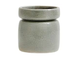 Nordal, Isa, Urtepotte, Grøn, Stentøj, H:16 x Ø:15 cm