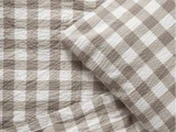 Compliments, Square, Sengesæt, Taupe, Bomuld, Dyne: B:140 x L:220 Pude:  B:50 x L:70 cm