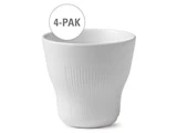 Royal Copenhagen 4-pak ’Hvid Elements’ krus fra Sinnerup