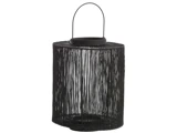 Light & Living, BANJO, Lanterne, Sort, Jern, L:28 x B:20 x H:30 cm