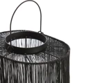 Light & Living, BANJO, Lanterne, Sort, Jern, L:28 x B:20 x H:30 cm