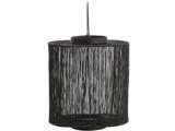 Light & Living, BANJO, Lanterne, Sort, Jern, L:28 x B:20 x H:30 cm