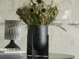 Nordal, CACELA, Plantestativ, Antracit, Aluminium, H:39,5 x Dia:27 cm