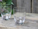 12 stk. Massy vandglas med riller fra Chic Antique