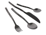 Muubs, Bestiksæt, Gunmetal, 16 dele, Rustfrit stål, L:25 cm 