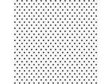 En hvid baggrund med et regelmæssigt mønster af små sorte prikker med jævne mellemrum.