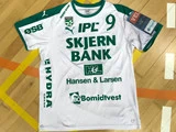 #9 Christoffer Cichoszs match-worn udebanetrøje i str. XL (Udebane - Champions League)