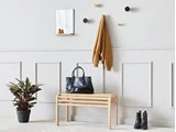 Andersen Furniture, A-wall mirror, egetræ, H: 30 cm B: 20 cm