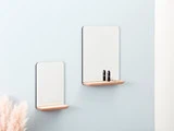 Andersen Furniture, A-wall mirror, egetræ, H: 30 cm B: 20 cm