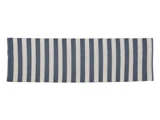 Lene Bjerre, Strivie, Vendbart, Gulvtæppe, Grå, Råhvid, 100% Genanvendt plast, L:240 x B:70 cm