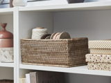Lene Bjerre, Ellen, Æsker, Beige, Rød, Pap, Sæt af 2 stk., L:34xB:25xH:6,5 / L:32xB:24xH:5,5 cm
