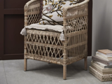 Lene Bjerre, Ellen, Æsker, Beige, Rød, Pap, Sæt af 2 stk., L:34xB:25xH:6,5 / L:32xB:24xH:5,5 cm