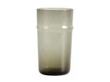 Nordal, Airy glas med bobler, smoke, 450 ml, h:14 d:8 cm