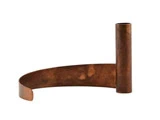 3 stk. Ambur lysestage i antik brun fra House Doctor - l: 18 h: 11 dia: 10 cm