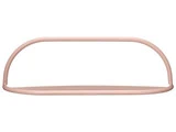 AYTM, ANGUI hylde, rosa, stål, L78xW23xH23, UDSTILLINGS MODEL