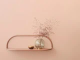 AYTM,  ANGUI, pulverlakeret hylde, rosa, L: 39 cm