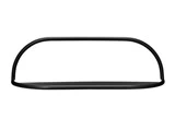 Stor moderne ANGUI pulverlakeret hylde i sort fra AYTM - L: 78 cm