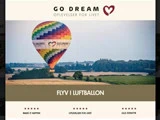 Go dream Flyv i Luftballon for 1 person / Gift certificate for an airballon ride for 1 person