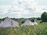 Glamping i Jordnær suite hos Bygagergaard på Møn