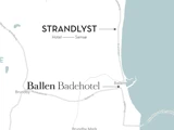 Miniferie for 2 på Strandlyst Hotel - badehotelstemning og 3-retters gastronomi på Ballen Badehotel
