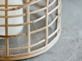 3 stk. Bamboo lanterner i bambus og glas fra Nordal