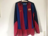 Match Worn Barcelona-trøje (Oleguer) fra 2004 - (XL)