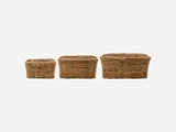House Doctor, Baskit, kurve, rattan, 38x3120,5cm 43,5x38,5x22cm 53x44x23cm