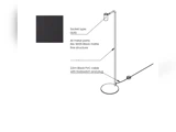 Frandsen FP Spot gulvlampe i sort metal – eksklusiv designlampe med justerbart spotlys