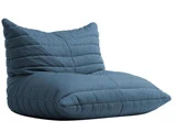 Poseidon sækkestol - 70x70x80 cm - Brun, Grå eller Blå