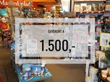 Gavekort a 1500,- til Bog & Ide hirtshals