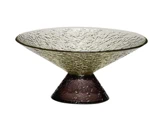 Hübsch, Bonbon, Glasskål, Small, Grøn, Brun, Glas, Dia:15 x H:7 cm