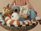 OYOY, Boo, Kurv, Natur, Sort, Søgræs, Dia:58 x H:11 cm