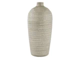Lene Bjerre, Cassandra, Håndlavet, Dekorationsvase, Grå, Kramik, 16X16X35 cm.