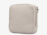 Treats, Chloe, Squere Crossbody, Grå, Læder, H:20 x B:20 x D:7cm
